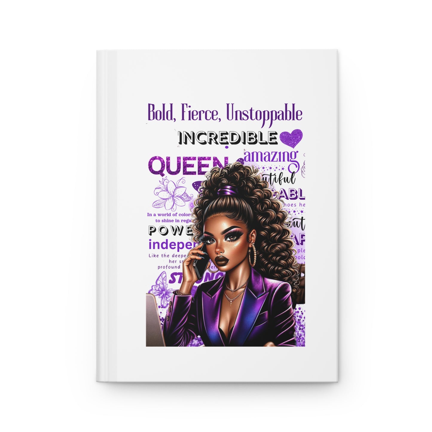 Bold & Fierce Hardcover Journal - Empowering Quotes for Strong Women