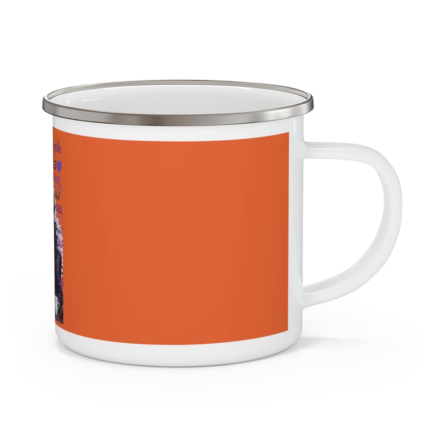 Bold & Fierce Camping Mug - Empowering Design for Adventurers