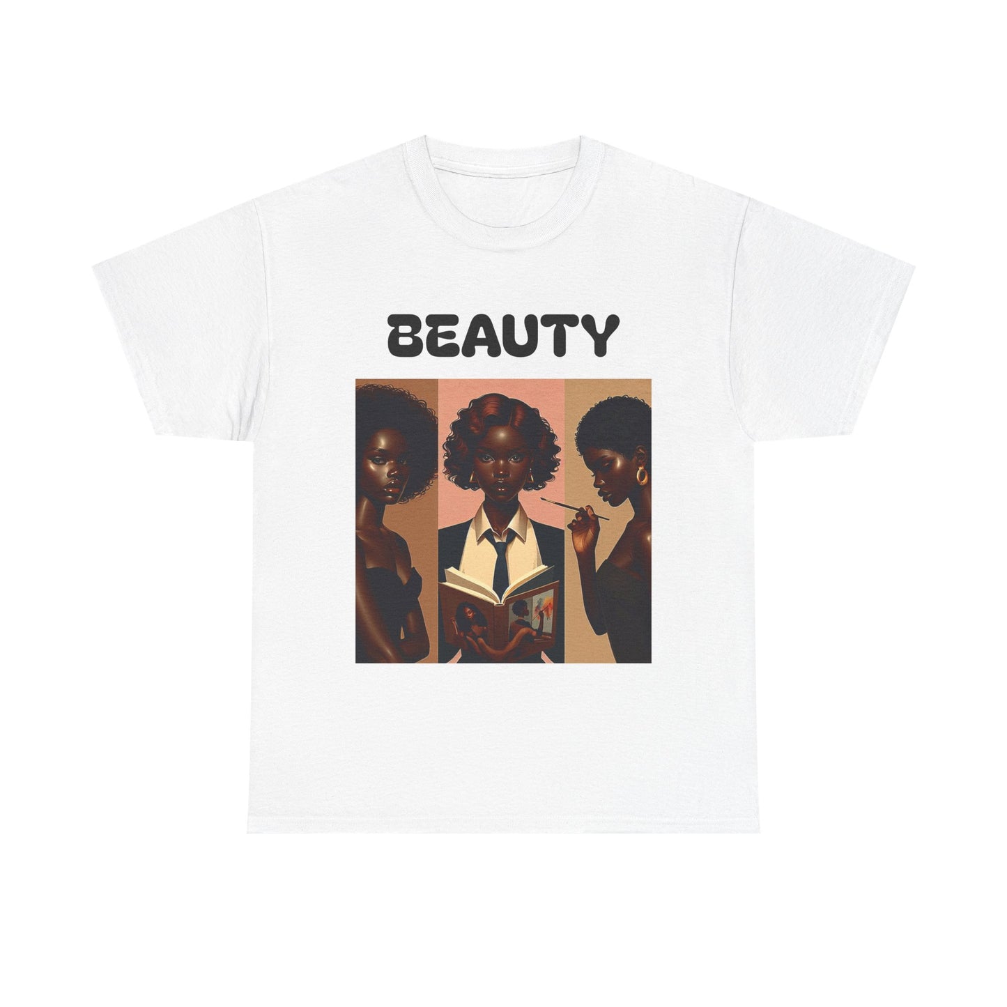 Beauty Unisex Heavy Cotton Tee - Inspirational Art Shirt with Song of Solomon Quote