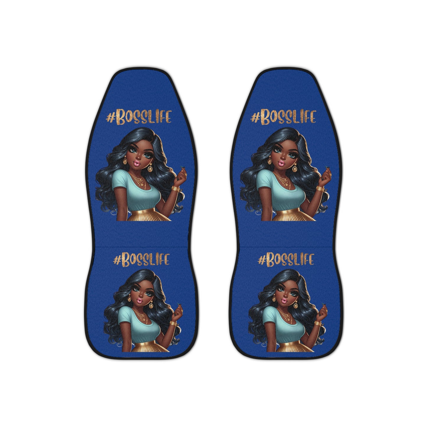 Boss Life Car Seat Covers | Trendy Auto Accessories, Car Decor, Gift for Her, Stylish Car Interior, Unique Car Gifts