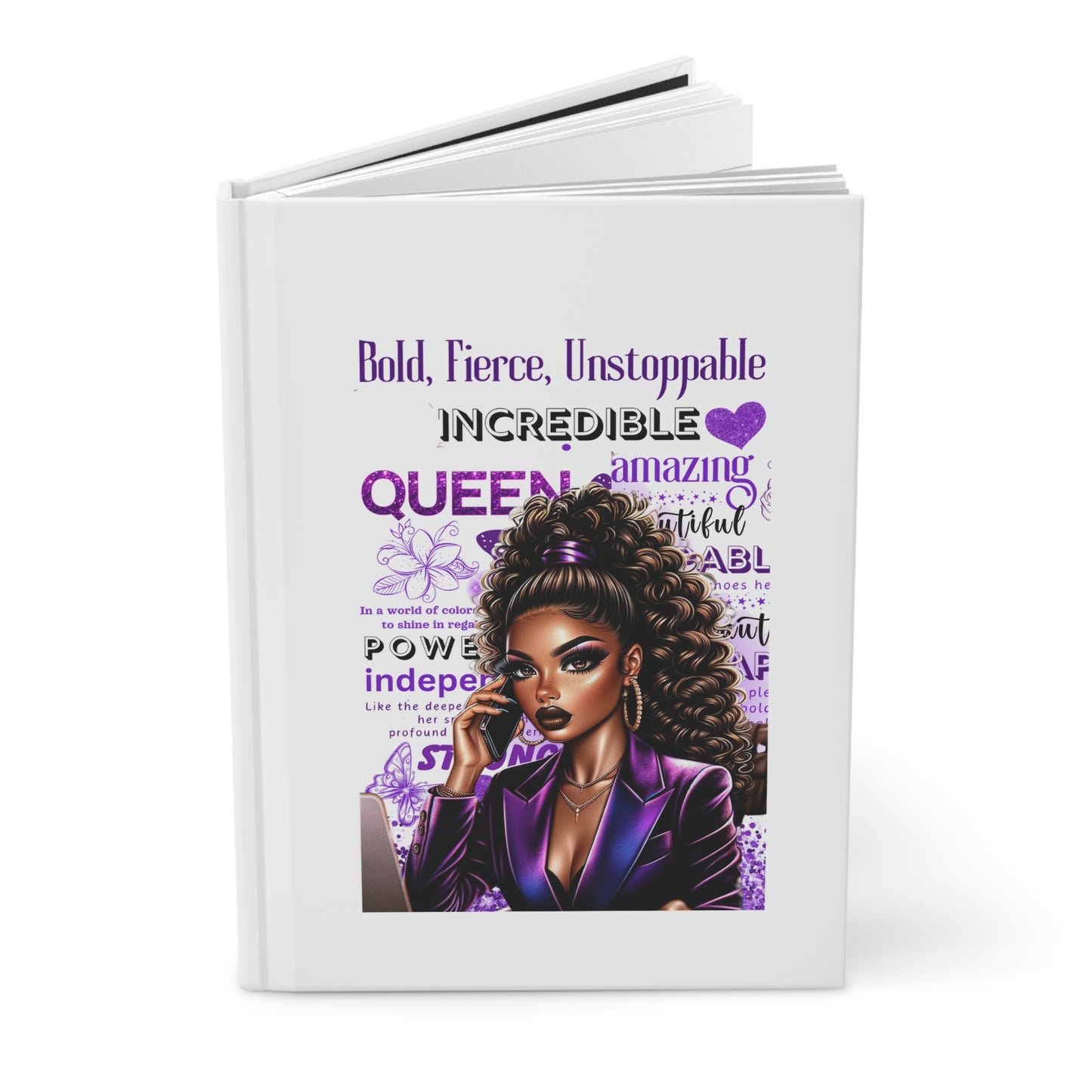 Bold & Fierce Hardcover Journal - Empowering Quotes for Strong Women