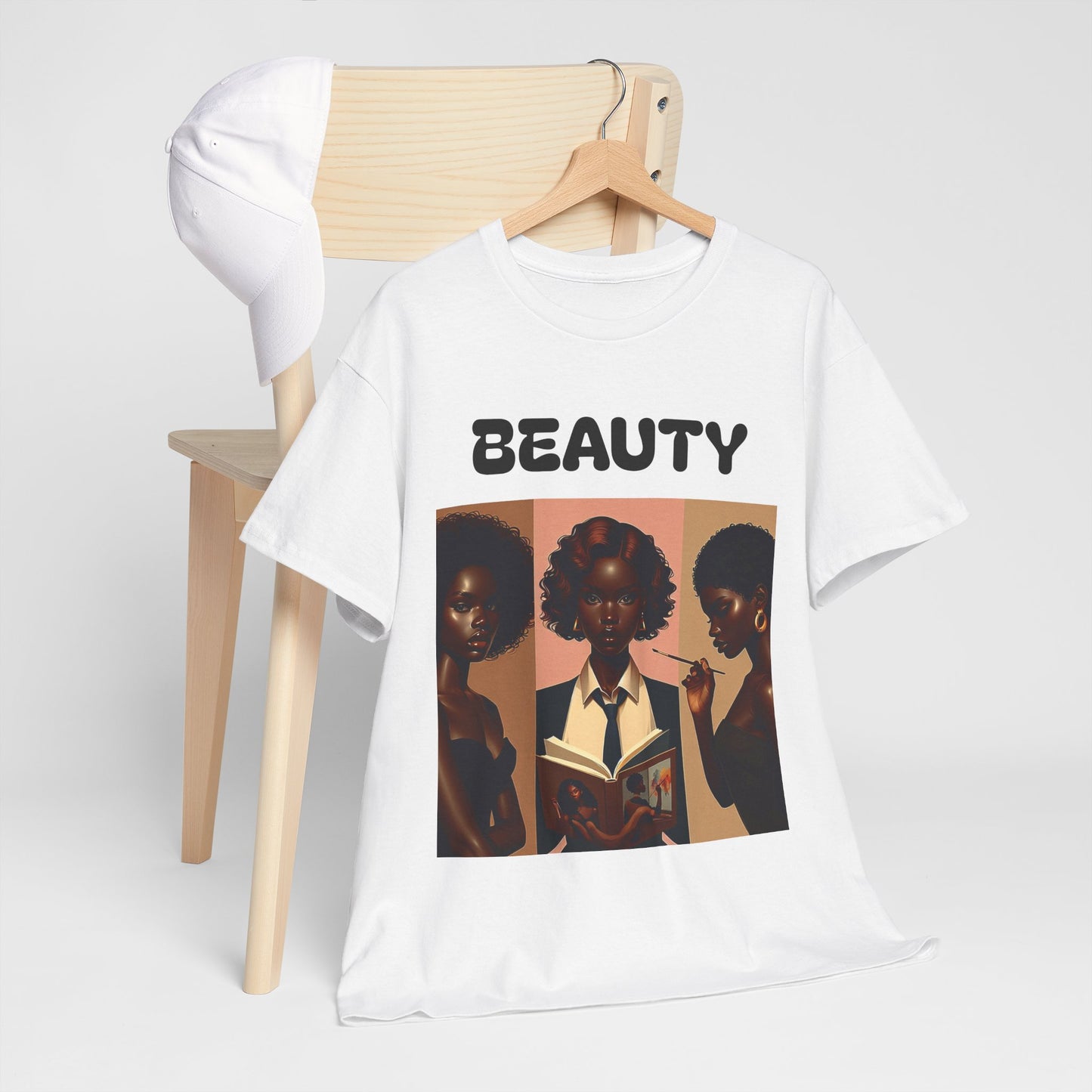Beauty Unisex Heavy Cotton Tee - Inspirational Art Shirt with Song of Solomon Quote