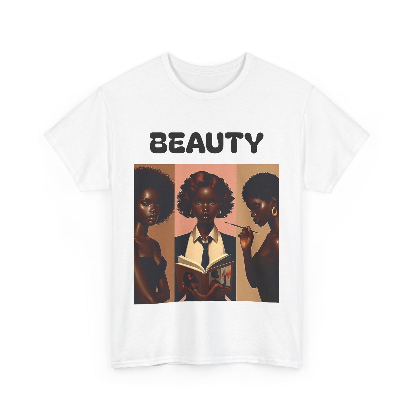 Beauty Unisex Heavy Cotton Tee - Inspirational Art Shirt with Song of Solomon Quote