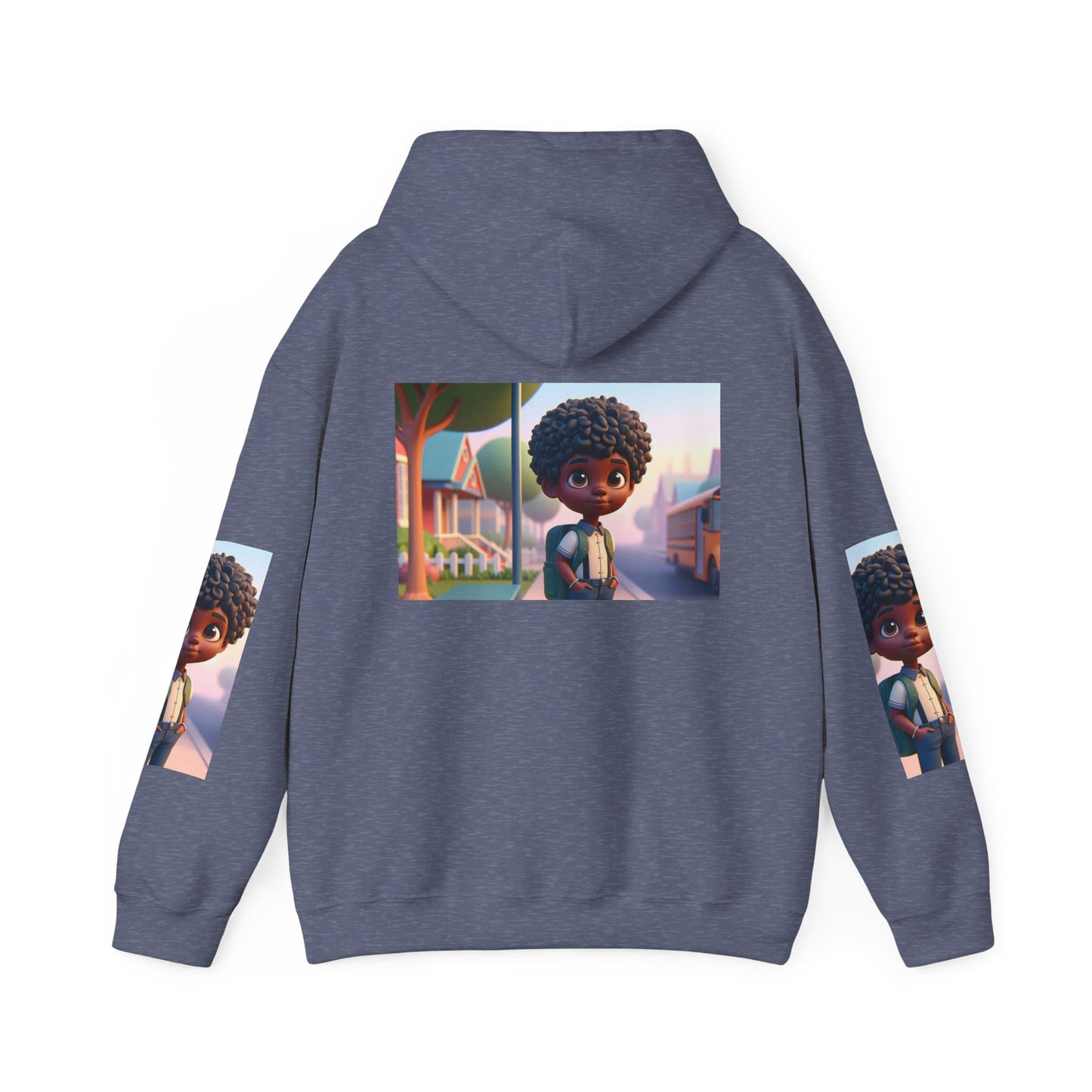 Hooded Sweatshirt - Hey Brown Child Design