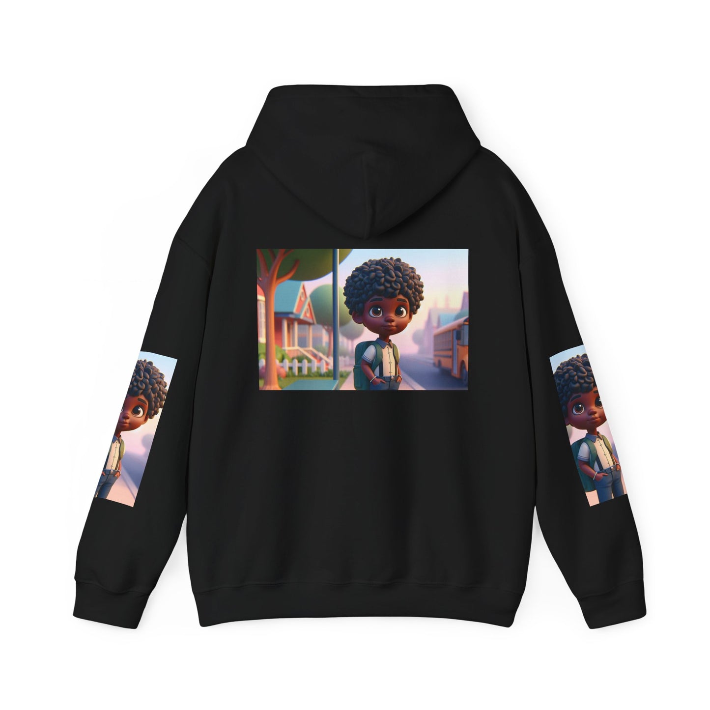 Hooded Sweatshirt - Hey Brown Child Design