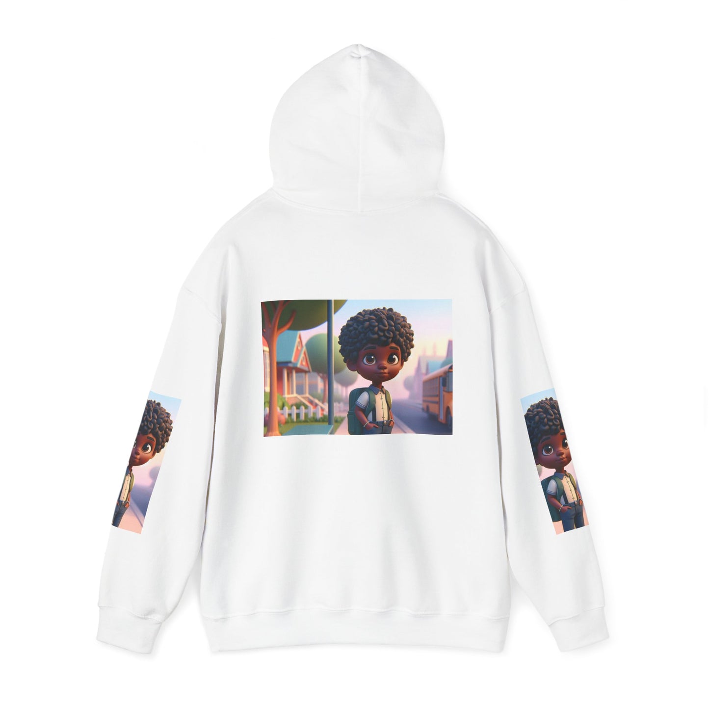 Hooded Sweatshirt - Hey Brown Child Design