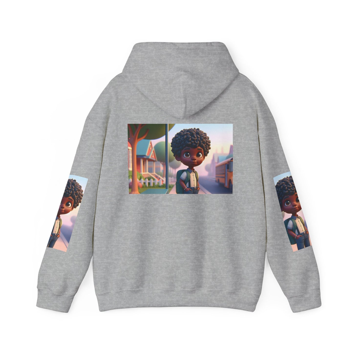 Hooded Sweatshirt - Hey Brown Child Design