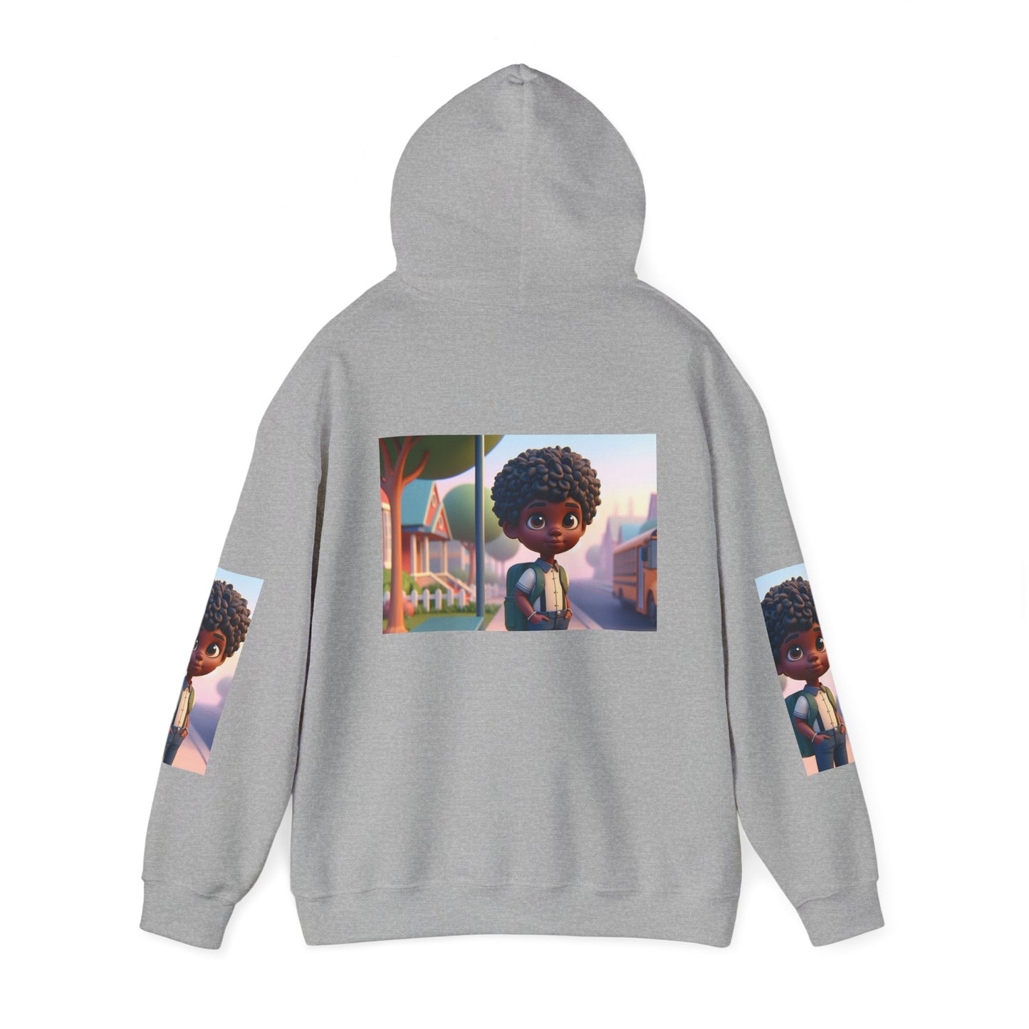 Hooded Sweatshirt - Hey Brown Child Design