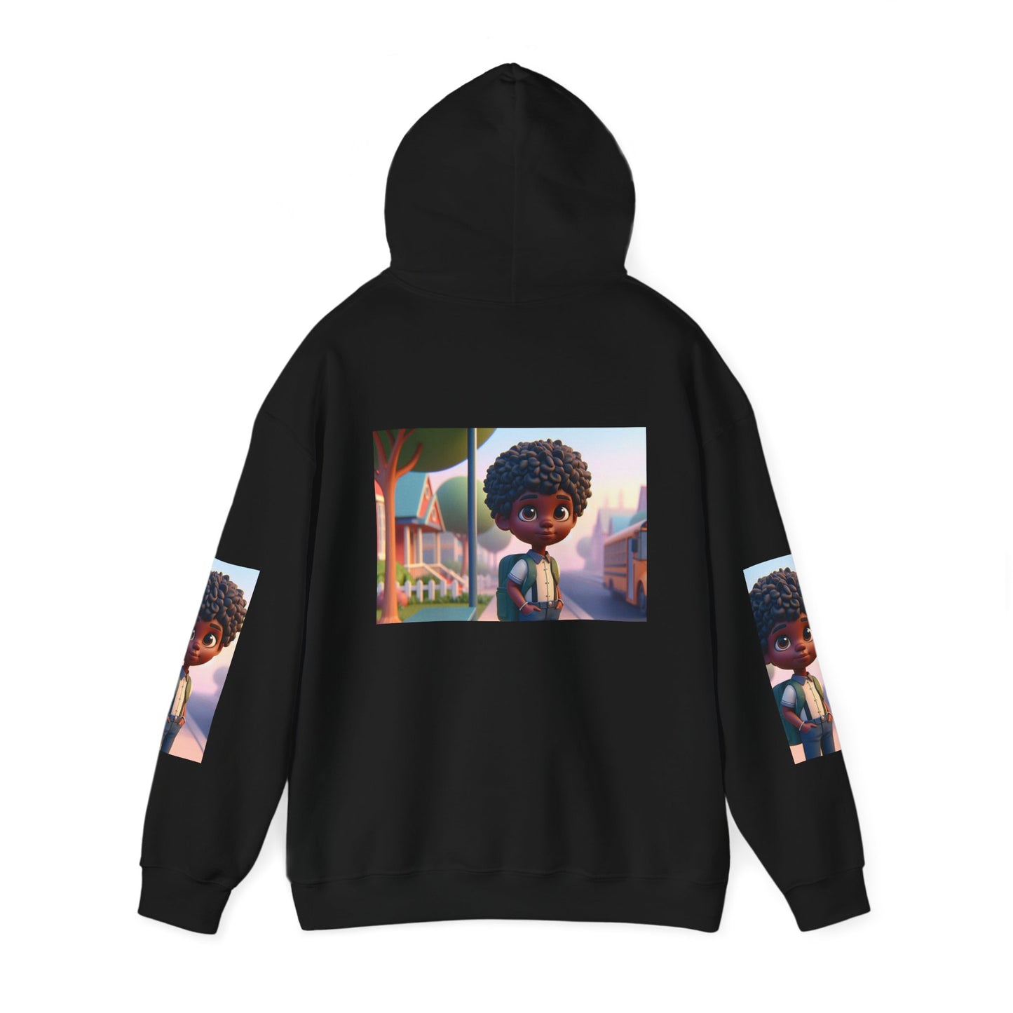 Hooded Sweatshirt - Hey Brown Child Design